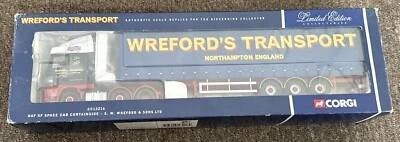 Corgi 1:50 CC12912 Scania Topline Curtainside Stephen Sanderson 2648/2900 MIB SS - Image 1 of 4