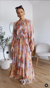 ZARA NEU SS24 BEDRUCKTES MIDIKLEID ZW COLLECTION 7908/165_GR. M - Bild 1 von 16