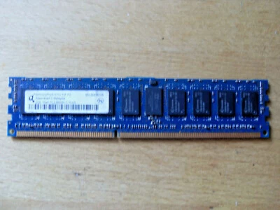 2GB Qimonda DDR3-1066 RAM PC3-8500R-7-10-C0 ECC Reg IMSH2GP02A1F1C-10F Memory - Image 1 of 2