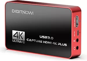 4K HD USB 3.0 Video Capture Card with HDMI Loop-Out, 4k 60Hz No Lag Passthrough - Picture 1 of 7