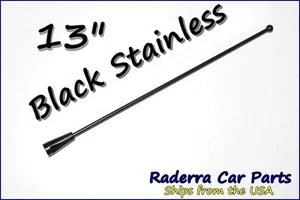 13" Black Stainless AM FM Antenna Mast FITS: 1989-1995 Plymouth Acclaim - Picture 1 of 3