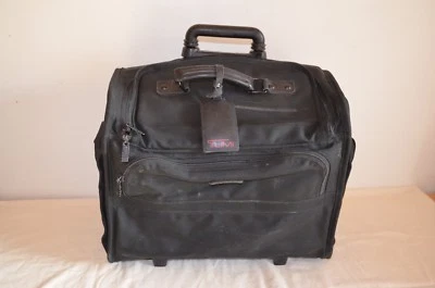 TUMI BACKPACK CAMERA BRIEF CARRY ON BAG DAYPACK VIDEO BLACK NYLON MADE IN USA - Image 1 of 2