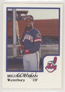 1986 ProCards Waterbury Indians Miguel Roman