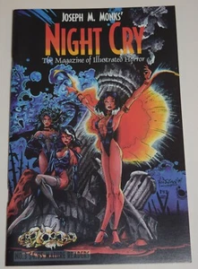 Joseph M. Monks' NIGHT CRY - The Magazine of Illustrated Horror - Foto 1 di 2
