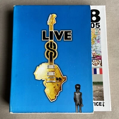 Live 8 (July 2nd 2005) (DVD 4-Disc Box Set w/ Guide & Slipcover) UB40 Bjork U2 + - Image 1 of 4