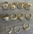 LOT OF 10 KARAT GOLD RINGS FOR SCRAP OR RECOVERY 40 GRAMS - 1.4 OUNCES