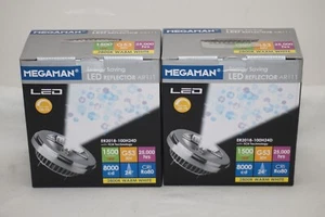 2 x Megaman LED Reflector AR111 G53 ER2018-100H24D 2800K 1500 Lumen 18W - Bulk - Picture 1 of 5