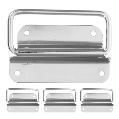  4 Pcs Kistengriffe Für Kommodenschubladen Rostfreie Stahlschrankgriffe - Bild 1 von 4