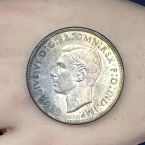 1937 Australia Crown Coin King George VI You Grade - Picture 1 of 2