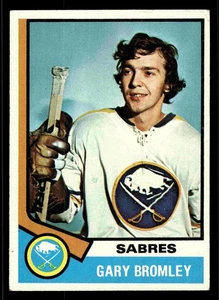 1974-75 Topps Gary Bromley #7 - Buffalo Sabres - Picture 1 of 2