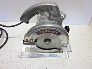 VINTAGE PORTER KABEL 146A 10AMP 6-3/4" KREISSÄGE MIT METALLKOFFER - HERGESTELLT IN DEN USA! - Bild 1 von 10