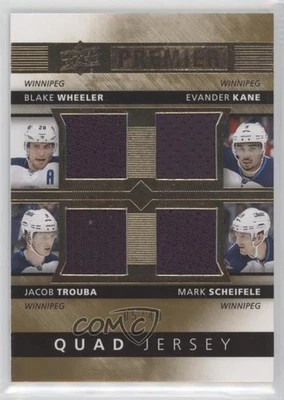 2014 Premier Quad Jerseys /49 Jacob Trouba Mark Scheifele Blake Wheeler #PQ4-WIN - Image 1 of 2