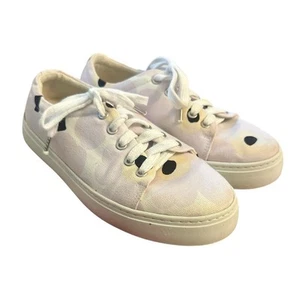Damen 40 Marimekko Drutha Unikko Schnürschuhe Blumenmuster Sneaker Schuhe Lavendel - Bild 1 von 9