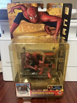 Toy Biz Spider-Man 2 Película Super Posable Spider-Man Nuevo en Caja 2004 *Ver Fotos* Foto 1 de 4
