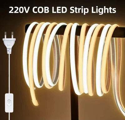 Striscia LED 220V Impermeabile IP65 Multicolore - Nastro Luci Decorativo Casa, A - Immagine 1 di 4