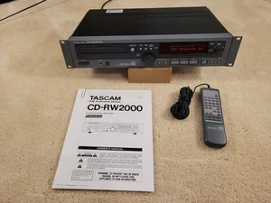 TASCAM CD-RW2000 Professional CD Rewritable Recorder with Remote and Manual - Picture 1 of 24