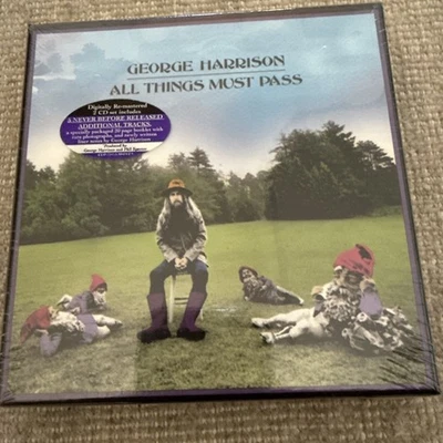 George Harrison All Things Must Pass NEW 2001 Remaster 2 CD Sealed Hype Booklet - Imagem 1 de 4