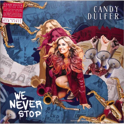 Candy Dulfer / WE NEVER STOP (2LP, RED TRANSPARENT VINYL+BONUS TRACK) / Mascot  - Bild 1 von 2
