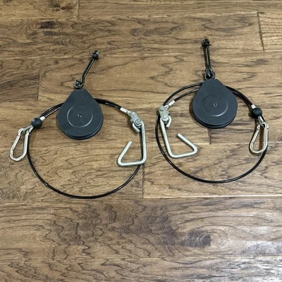Set of 2 Bowflex 43" Cable OEM Assembly Snap Hook Handles 4” Pulleys FREE SHIP - Image 1 of 4