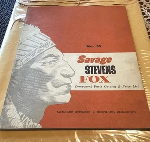 Original Savage Stevens Fox Component Parts Catalog No.55 - Picture 1 of 7