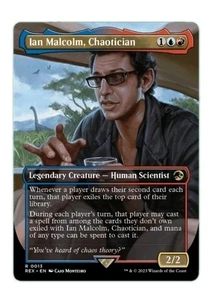 MTG | Ian Malcolm, Chaotician | SHOWCASE #0013 | JURASSIC WORLD | NM | ENGLISH - Bild 1 von 1