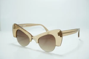 NEW AUTHENTIC ILLESTEVA 9 EMMA BROWN CLEAR  SUNGLASSES - Picture 1 of 6