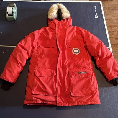 Canada Goose Expedition Parka Red Men’s Size M Arctic Down Jacket Coat - Image 1 of 4