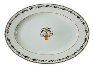 VTG Charles Ahrenfeldt Limoges France AHR213 Oval Serving Platter 11" x 8-1/4" - Picture 1 of 5