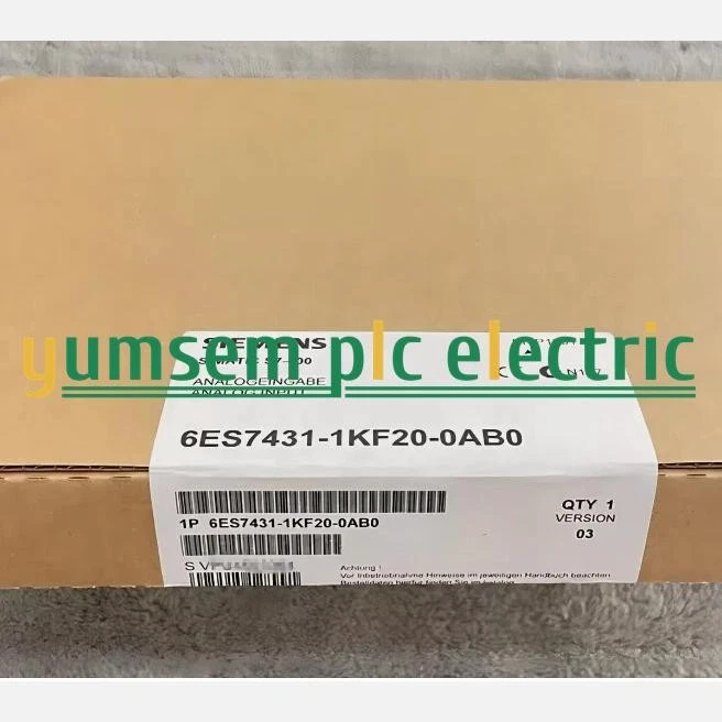 6ES7431-1KF20-0AB0 NEW SIEMENS S7-400 Analog Input SM 431 6ES7431-1KF20-0AB0 - Image 1 of 1