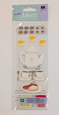 RARE Jolee's English Tea Party Scrapbooking Stickers - Image 1 of 2