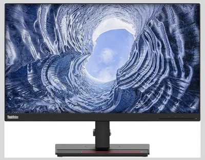 Lenovo ThinkVision T24i-20 23.8" IPS LED Monitor (with USB 3.2)- Raven Black - Image 1 of 4