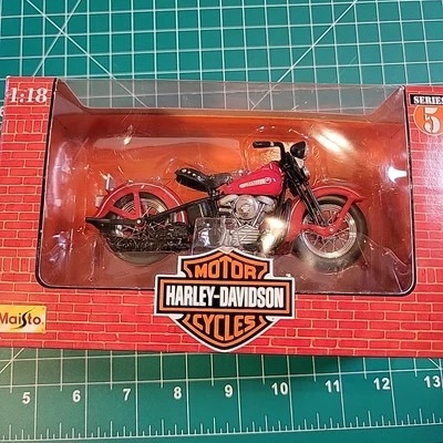 Maisto Harley-Davidson 1948 FL Panhead 1:18 Scale Motorcycle Series 5 NEW In Box - Image 1 of 4