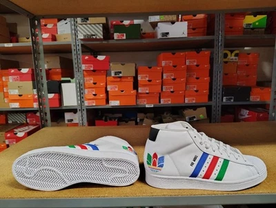 Adidas Pro Model Men Shoes FX0183 Colorful Trefoil Size 10 - Image 1 of 4