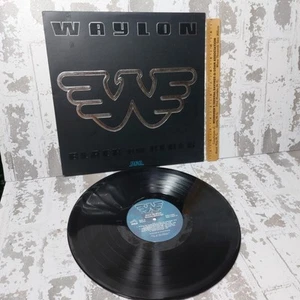 Waylon Jennings schwarz auf schwarz 12" Vinyl Schallplatte getestet - Bild 1 von 11