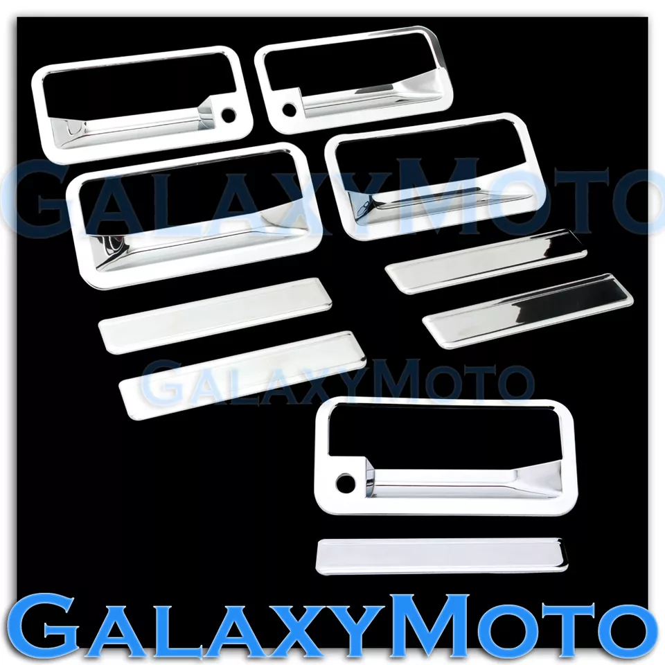 92-99 GMC+Chevy Suburban Chrome Plated 4 Door Handle+PSG Keyhole+Tailgate Cover - Image 1 of 1