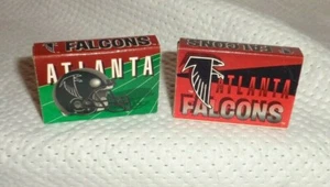 ATLANTA FALCONS--2 SCHACHTELN MIT STREICHHÖLZERN--STREIFEN--NEU NIE BENUTZT--GRÖSSE 2 X 2 1/4" - Bild 1 von 1