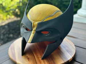 Weathered Wolverine Mask Helmet 3d Printed Logan X-Men Wearable or Display - Picture 1 of 14