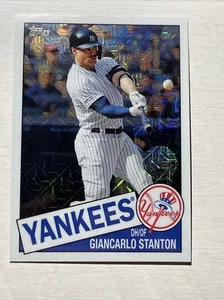 2020 Topps #85TC-35 Giancarlo Stanton New York Yankee Chrome Mojo Silver Pack - Picture 1 of 2