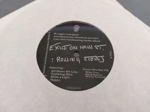 Rolling Stones / Curved Air / Fanny 7" FLEXIDISC SINGLE EXCELLENT 1972 - Picture 1 of 2