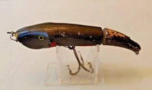 AUTHENTIC WOODEN C.C. Roberts Mudpuppy from the 1950s; Original Hooking System - Picture 1 of 12