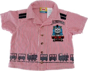 Camicia Thomas & Friends Treno 2007 Gullane con bottoni rosso bianco righe 18 mesi - Foto 1 di 5
