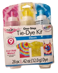 Tulip One Step Tie Dye Kit 28 Pieces Just Add Water Dye up to 9 Projects (T31) - Picture 1 of 4