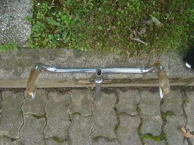 Raro manubrio completo  BIANCHI Super Extra, freni interni, anni 1947/1954 - Изображение 1 из 4