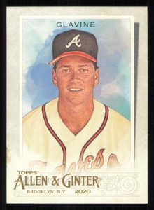 2020 Topps Allen & Ginter #1 Tom Glavine - - - Near Mint