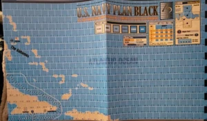 Mapa de repuesto Avalanche Press Wargame Navy Plan negro solamente (P) - Imagen 1 de 1
