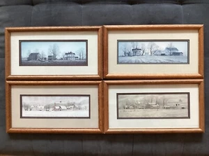 Lot of 4 Jon Crane Matted and Framed Prints 8 inches x 15 inches - Picture 1 of 7