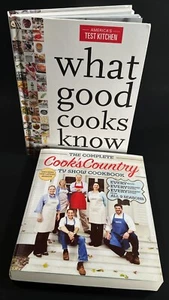 Lot of 2 Cookbooks What Good Cooks Know Country Americas Test Kitchen TV Show - Picture 1 of 24