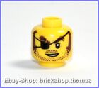 Lego Głowa z klapką na oczy Broda - 3626cpb2526 - Patch Head Beard - NOWA / NEW