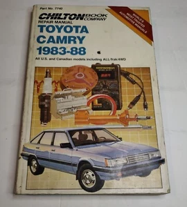 CHILTON TOYOTA CAMRY 1983-88 Repair and Tune Up Guide Car Manual - Picture 1 of 3