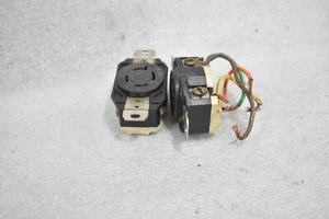 LEVITON 2430 PLUG RECEPTACLE 20 AMP, 3-POLE, 3-PHASE, 4-WIRE, 480 VAC (LOT OF 2) - Picture 1 of 4
